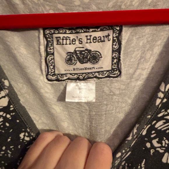 Effie's Heart Black and White Midi Dress - Picture 2 of 6